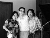 Yuuko Shiokawa, Luis Batlle, Yo-Yo Ma. Photo by Woodrow Leung.