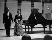 Claude Frank, Lilian Kallir. Photo by Woodrow Leung.