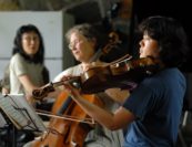 Mitsuko Uchida, Judith Serkin, Maiya Papach. Photo by Pete Checchia.