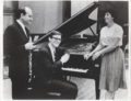 Schubert’s Shepherd on the Rock with Harold Wright, Peter Serkin, and Benita Valente. Photo by Judson Hall.