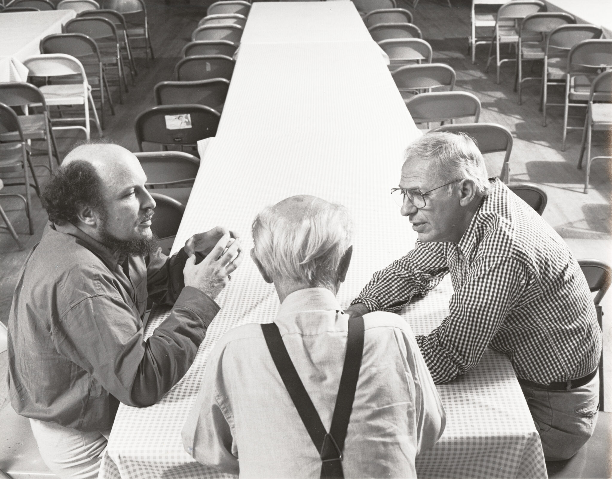 "I once told Mr. Serkin that I had no secrets. His response: 'I'm so sorry, Tony.'" –Anthony Checchia || pictured: Frank Salomon, Rudolf Serkin, and Anthony Checchia. Photo by Clemens Kalischer.