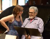 Lydia Brown and Leon Fleisher. Photo by Pete Checchia.