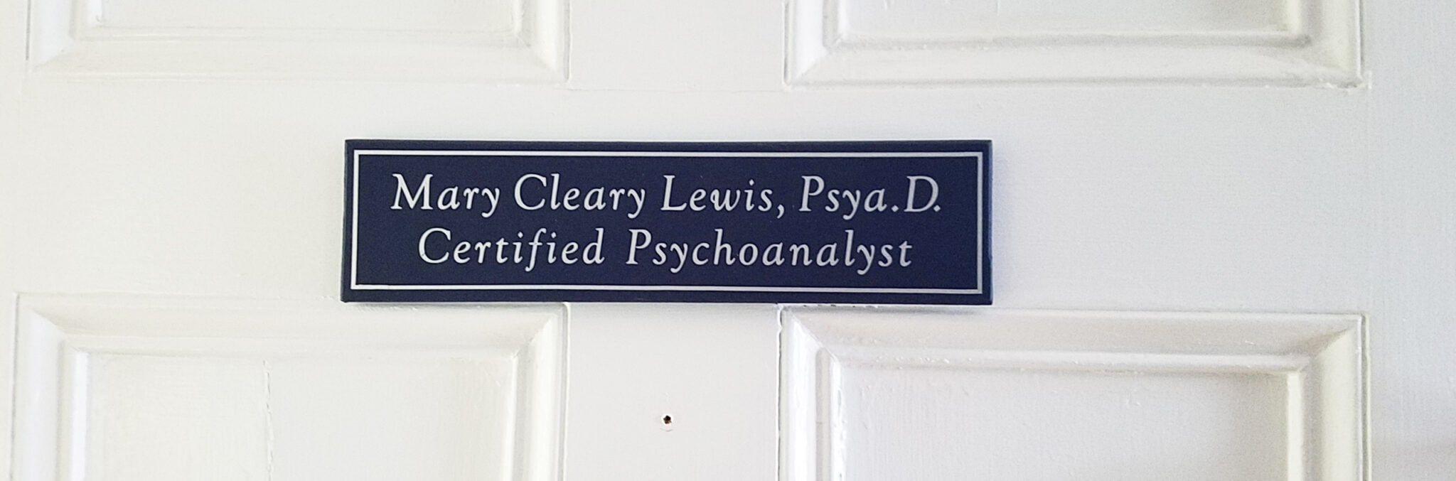Psychoanalytic Private Practice