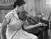 Blanche Moyse and Rudolf Serkin. Photo by Clemens Kalischer.
