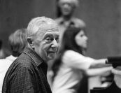 “[T]he last few concerts of Mr. Horszowski, he would kind of hobble out on stage, and the minute he was at the piano, magically, he was transformed.” —Philipp Naegele<br><i>
Photo by Woodrow Leung.</i>