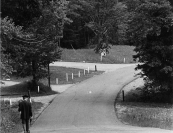 “He was marvelous. First of all, he used to walk. He was a great walker, but I was usually in town, in Marlboro town, that was two miles from the school, and he would always walk to and from and I would go zooming by in my car and I would stop and say, Mr. Horszowski, want a ride? And he would say, “No thank you I’m walking.” And he always walked.” —Isidore Cohen<br><i> Photo by Woodrow Leung.</i>