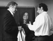 “Music is a science—but a science that must make people laugh and dance and sing." —Leon Kirchner | Kirchner with his wife Gertrude and Michael Tree, 1969. Photo by Edward Hamilton.