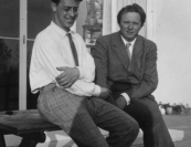 The venerable firm of Busch & Serkin. "Both were musicians in every fiber of their body," wrote Serkin's biographers, Stephen Lehmann and Marion Faber. "For them the personal was musical and vice versa." As Rudolf Serkin's sister Amalie put it, "When (Rudi) met Busch, he met his true self." | Rudolf Serkin and Adolf Busch.