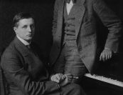 "Some of them believe that if only they 'play along,' the atrocities and injustice that are part and parcel of the 'national' movement will be tempered, can be turned around, and in so doing they do not notice that they can only have a retarding effect, that the atrocities will still take place, only perhaps a bit later," Adolf wrote to his brother Fritz in 1933. | Adolf and Fritz Busch in Stuttgart in 1919. Image source: Max Reger Institute. 